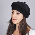 _Beret-femme-laine-noir