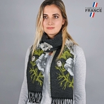 echarpe-florale-gris-noir-label-france-AT-05757