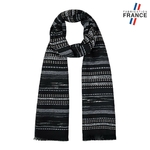 Echarpefemme-fantaisie-gris-noir-AT-05808