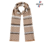 Echarpe-chaude-damier-beige-AT-06234
