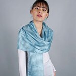 _Etole-femme-en-soie-pois-bleu