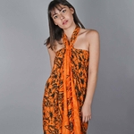 pareo-plage-orange-hibiscus-AT-06097