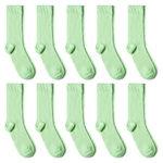 CH-00608_A12-1--_Lot-10-paires-de-chaussettes-homme-vertes-pomme-unies