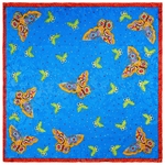 foulard-carre-soie-bleu-papillons-AT-06469