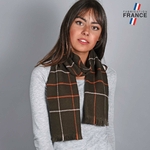 Echarpe-marron-a-carreaux-fabrique-en-france-AT-04844