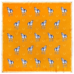 carre-soie-chevaux-orange-AT-06765
