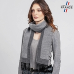 Echarpe-femme-motif-grise-cadre-fabrication-francaise--AT-06651_W12-1FR