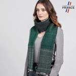 Echarpe-femme-motif-tartan-vert-fabrication-france--AT-06681_W12-1FR
