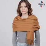 Etole-femme-unie-beige-camel-made-in-france--AT-06741_W12-1FR