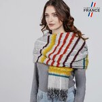 Chale-femme-motif-rayures-orange-fabrication-francaise--AT-06755_W12-1FR