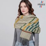 Chale-femme-motif-rayures-jaune-fabrication-francaise--AT-06753_W12-1FR