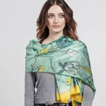 Etole-soie-femme-motif-verte-jaune--AT-06782_W12-1--