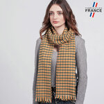 Echarpe-femme-motif-carreaux-beige-AT-06488