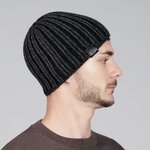 bonnet-court-homme-gris-noir--CP-01619