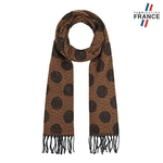 Echarpe-a-pois-marron-fabrication-francaise--AT-05089_F12-1FR