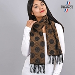 Echarpe-pois-marron-paillettes-made-in-France--AT-05089_W12-1FR