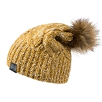 Bonnet-femme-moutarde-pompon--CP-01715