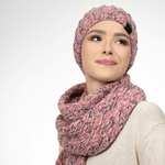 echarpe-snood-et-bonnet-en-laine-rose-PK-00160