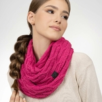 Echarpe Snood Mosaïques En Jersey Fluide Sur
