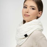 Écharpe Tube (Snood) Femme 100% Viscose - Foulard Fermé Léger Et Satiné - Taille 88x71 Cm - 4