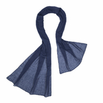 Echarpe-cheche-pur-coton-femme-homme-bleu-fonce-uni--AT-07058