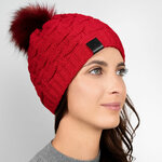 bonnet-laine-pompon-rouge--CP-01599