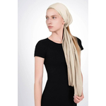 cheche-beige-noue-cheveux-07059