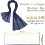 cheche-coton-bleu-marine--uni-07058