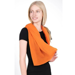 cheche-echarpe-femme-orange-en-coton-07061