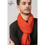 echarpe-homme-orange-fabrique-en-france-AT-07131