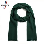 echarpe-verte-bouteille-made-in-france-AT-07136