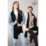 echarpe-mixte-hiver-noire-fabrique-en-france-AT-07140