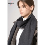 echarpe-femme-grise-anthracite-fabrication-francaise-AT-07139