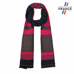 Echarpe-femme-marron-fuchsia-fabrication-francaise--AT-05621_F1_12x12bFR