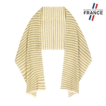 Chale-laine-rayures-jaune-et-beige-fabrication-francaise--AT-06941_F1_12x12bFR