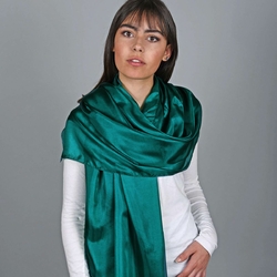 Étole en Pashmina Verte | Charme & Élégance