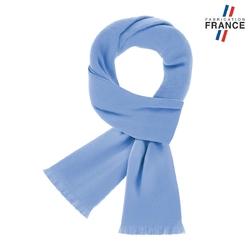 echarpe laine des Pyrénées bleu fabriquée en France