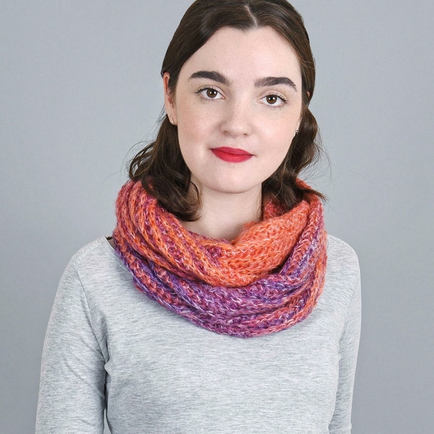 Echarpe Snood Aravis Rouge Violet
