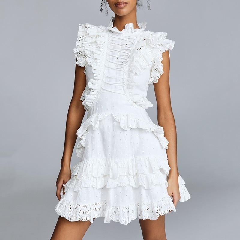 Deuxtwinstyle-vider-dentelle-robes-femmes-col-montant-sans-manches-taille-haute-une-ligne-robe-femme-t