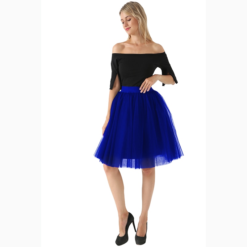 Puffy-nouveaut-5-couche-de-mode-femmes-Tulle-jupe-Tutu-mariage-mari-e-demoiselle-d-honneur