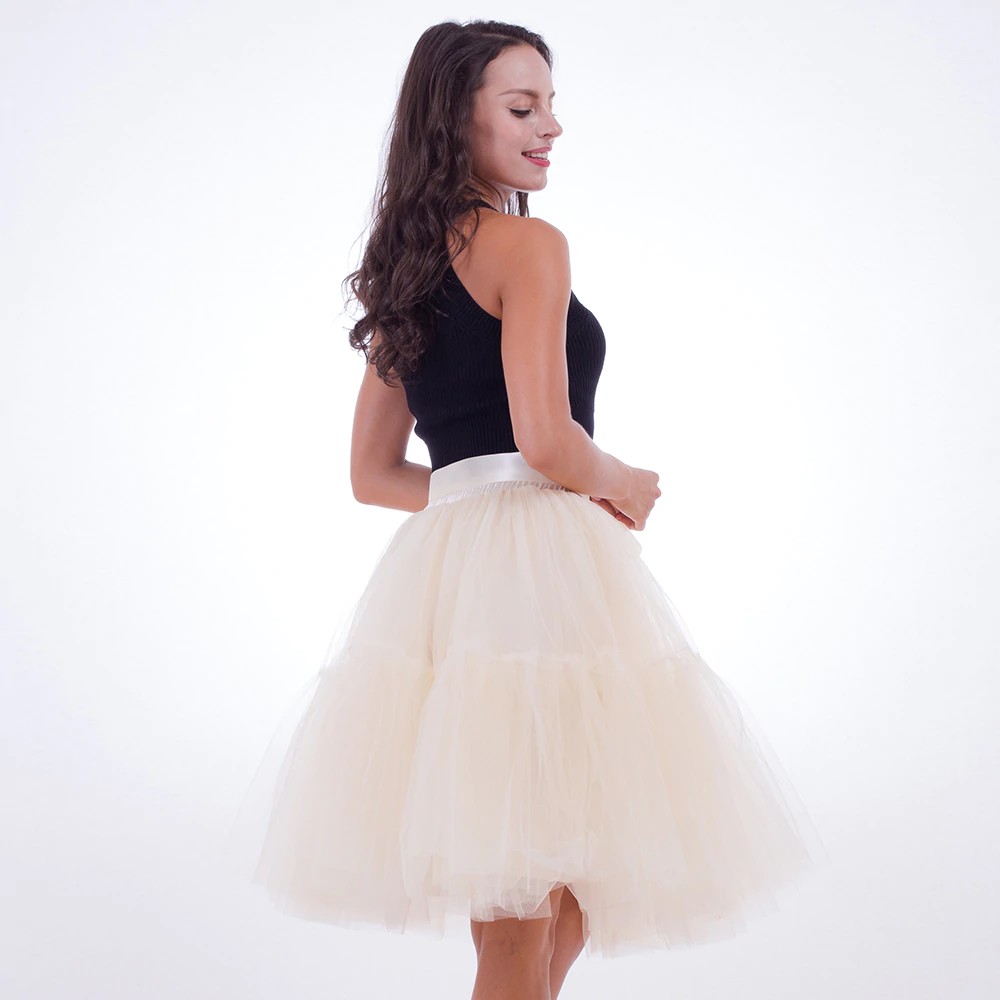 Jupe Tutu Tulle à Noeuds BALLA 11 Coloris - Les Bas/Jupes Longues / Mi  Longues - showroomtendance