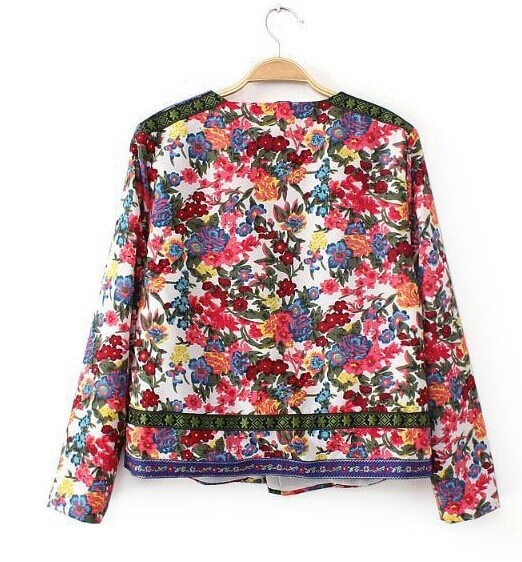 Cardigan-2014-Fashion-Women-Summer-Spring-Jacket-European-Style-Blouse-Floral-Print-Blusas-de-seda-WT