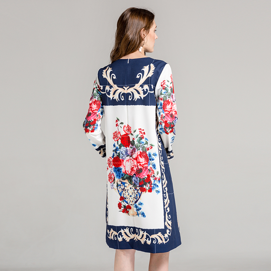 AELESEEN-offre-sp-ciale-de-luxe-piste-robe-Designer-Vase-et-fleur-imprim-femmes-Vintage-2018