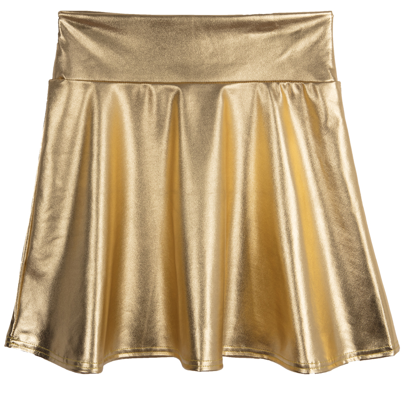 FLORATA-Fashion-New-Patent-Leather-Shorts-Women-Sexy-Casual-Shiny-Metallic-Elastic-Waist-Short-Skirt-Dance