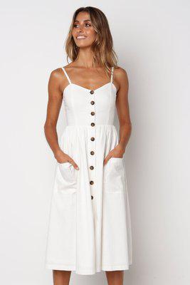 Bouton-ray-imprim-coton-lin-d-contract-t-robe-2019-Sexy-Spaghetti-sangle-v-cou-hors
