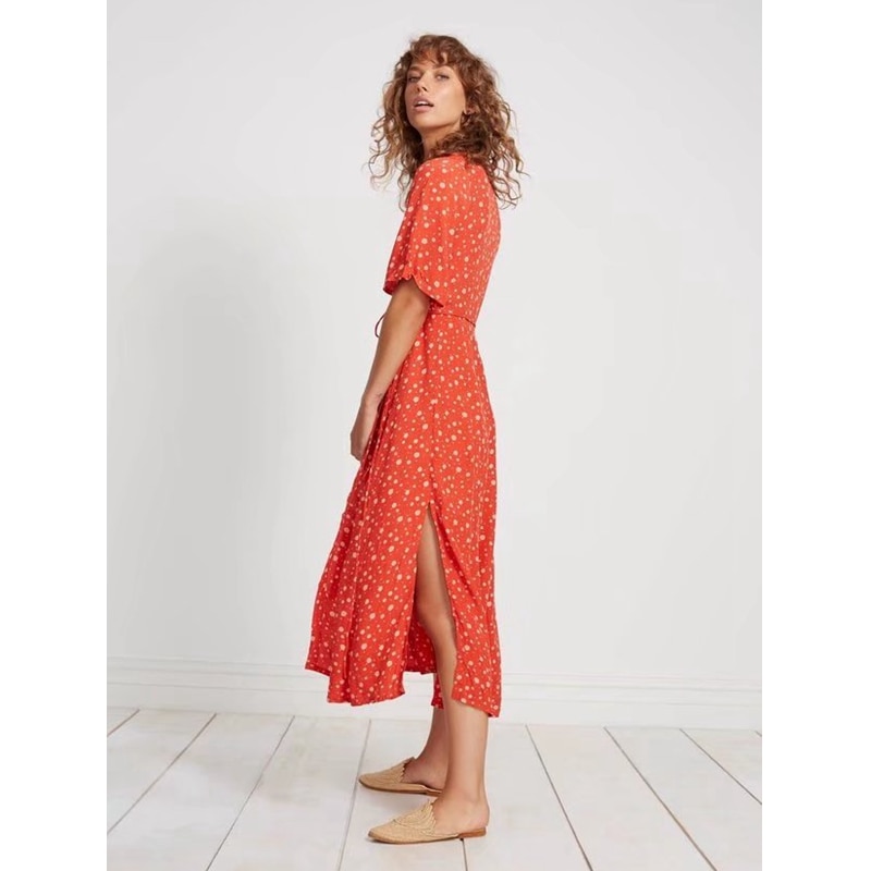 2018-Summer-Dress-Wrap-Midi-Dress-Boho-Vintage-Red-Flower-Beach-Dress-V-Neck-Sexy-Casual