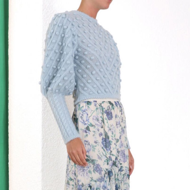 TWOTWINSTYLE-Lanterna-Camisola-de-Manga-Para-As-Mulheres-O-Pesco-o-Tamanho-Grande-Bola-de-Tric