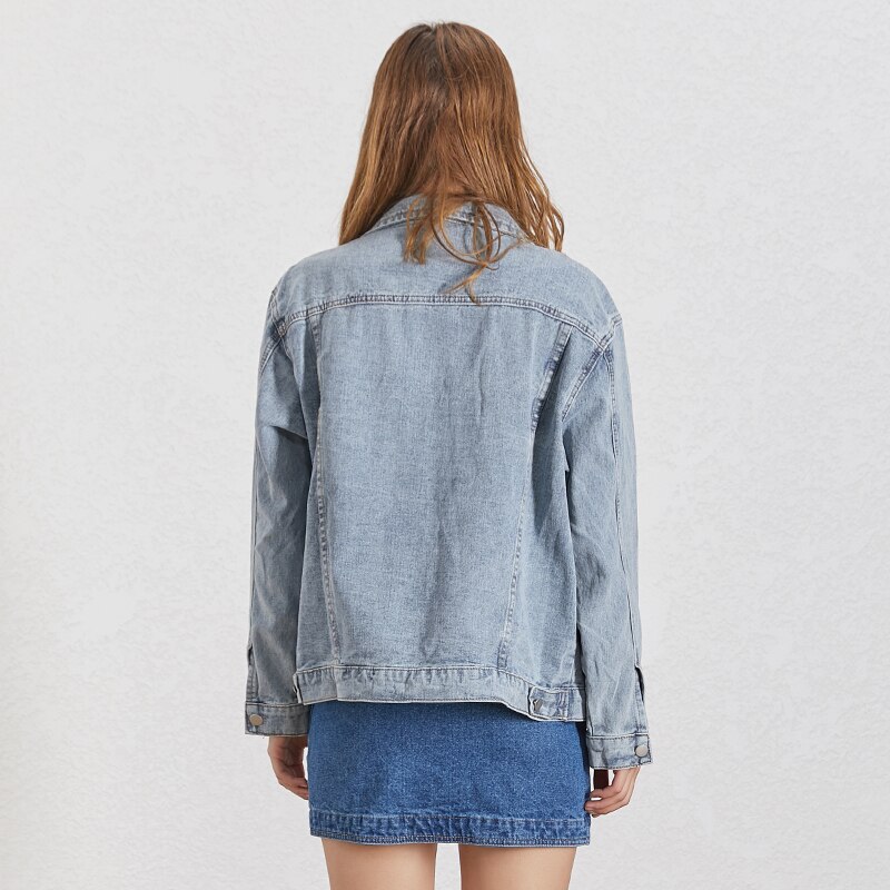 TWOTWINSTYLE-Denim-Casaco-Para-Mulheres-Lapela-Collar-Manga-Comprida-Grande-Tamanho-nico-Breasted-Casaco-Feminino-Vestu