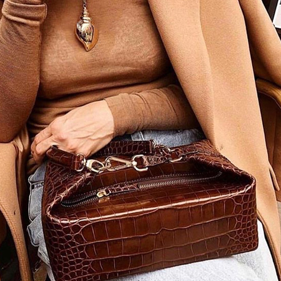Bolsa-Feminina-carr-Alligator-bo-te-sacs-main-femmes-Designer-r-tro-PU-cuir-sacs-bandouli