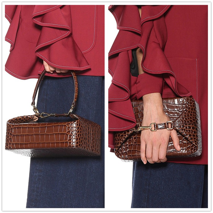 Sac Boitier Imitation Crocodile Différents Modèles